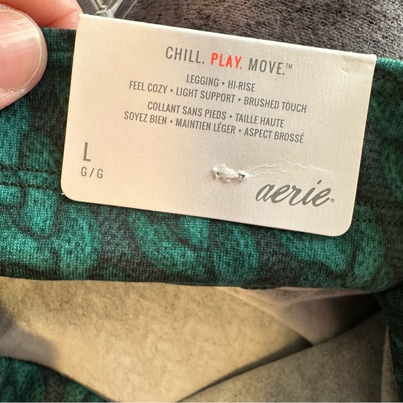 Aerie NWT Light Support Feel Cozy Brushed Touch High Rise Legging - Picture 4 of 9